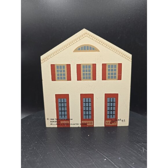Vintage 1988 THE CATS MEOW Series VI WILLIAMS & SONS Country Store" wood - Picture 1 of 10